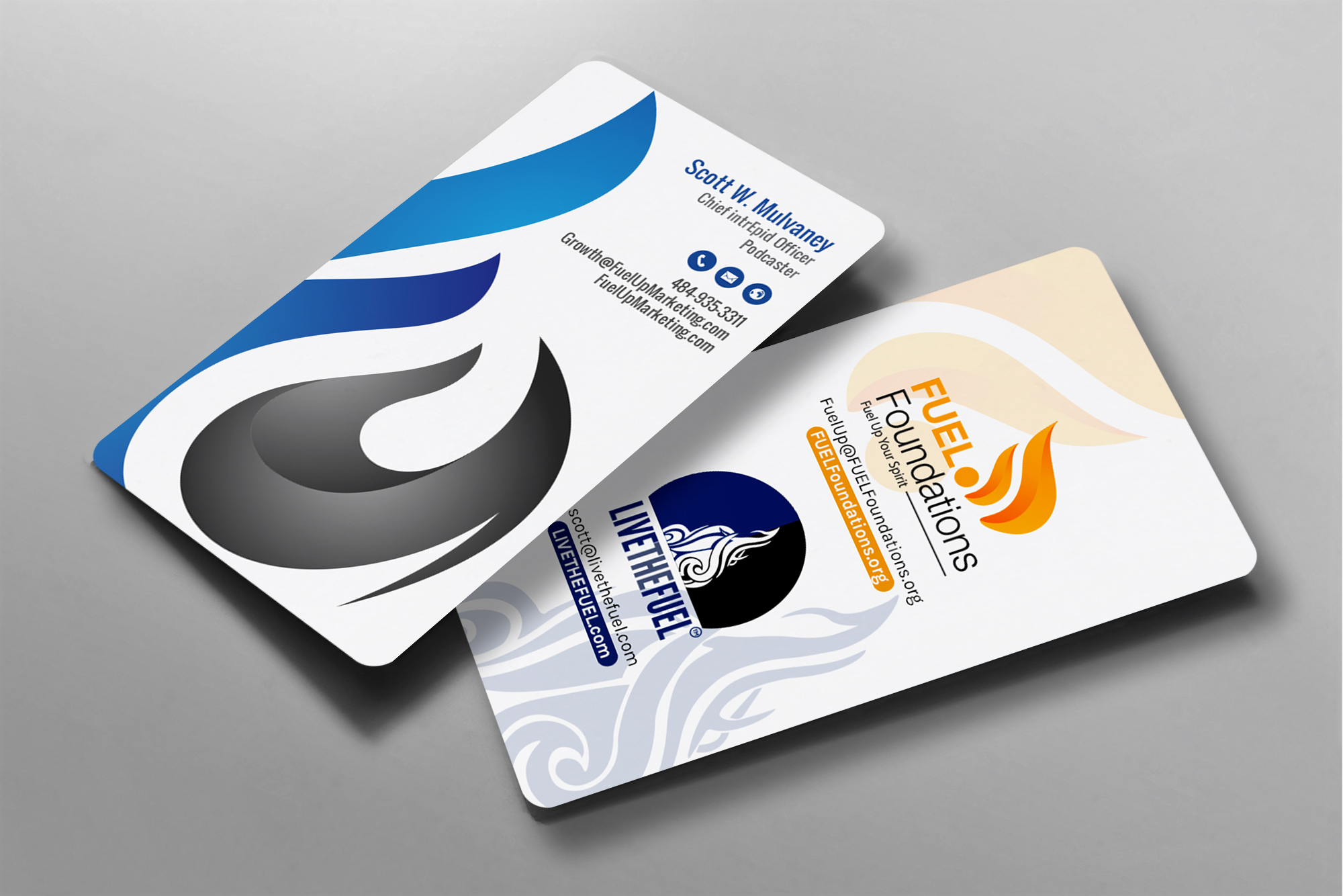 Business Card Design by chandrayaan.creative for Fuel Up Marketing | Design #28571635
