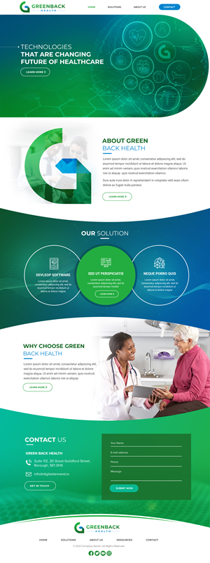 Web Design by Blue Sparrow for this project | Design: #28562663