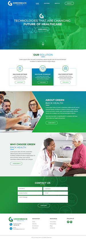 Web Design by Blue Sparrow for this project | Design: #28562772