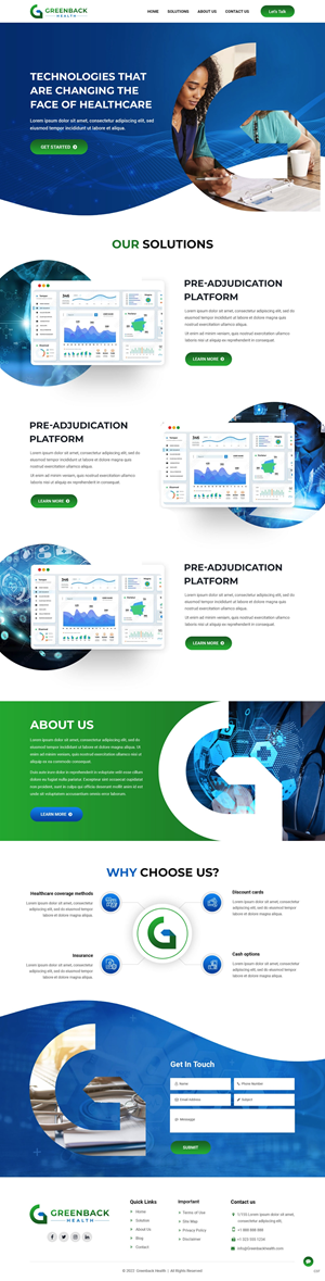 Web Design by pb for this project | Design: #28562698