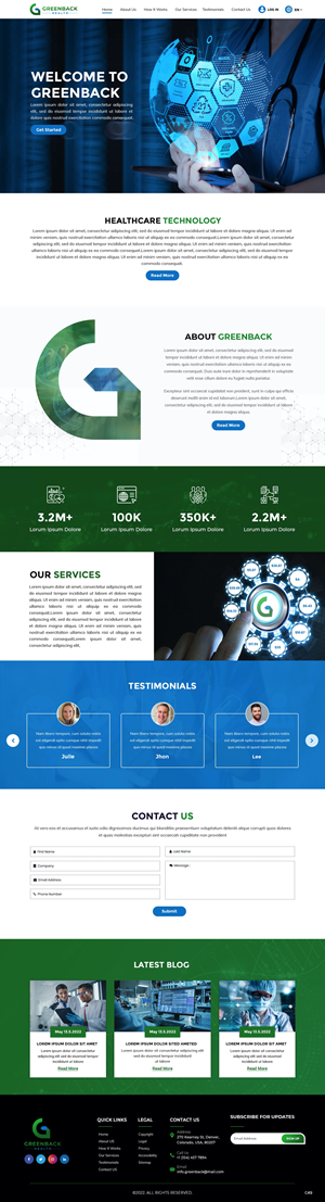 Web Design by pb for this project | Design #28664255