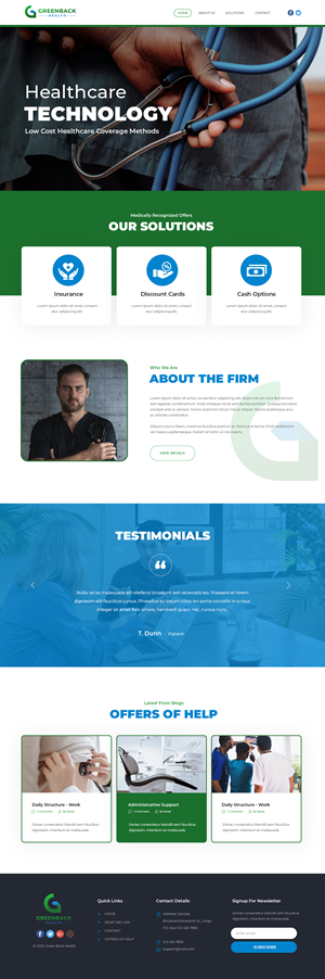 Web Design by ag622988 for this project | Design: #28568376