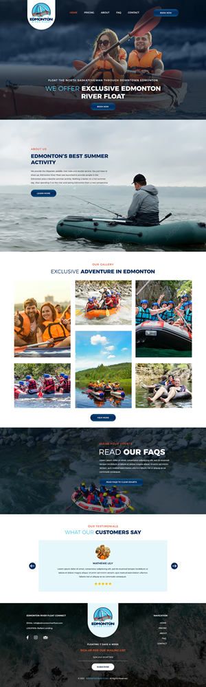 Web Design by UniqueCreator99 for this project | Design #28596053