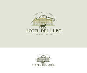 HOTEL DEL LUPO | Diseño de Logo por Logo Stock
