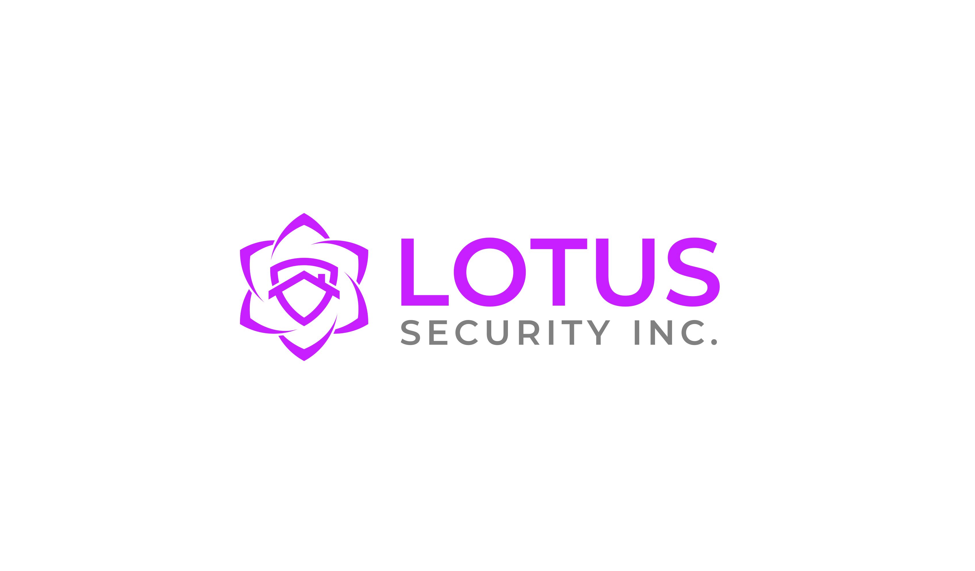Logo-Design von RAN MEI JS für Lotus Security Inc. | Design #28569931