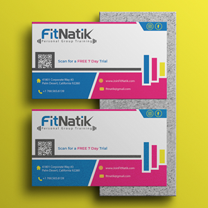 Loud Business Card Design needed for a Fitness Facility  | Visitenkarten-Design von DesignNXT