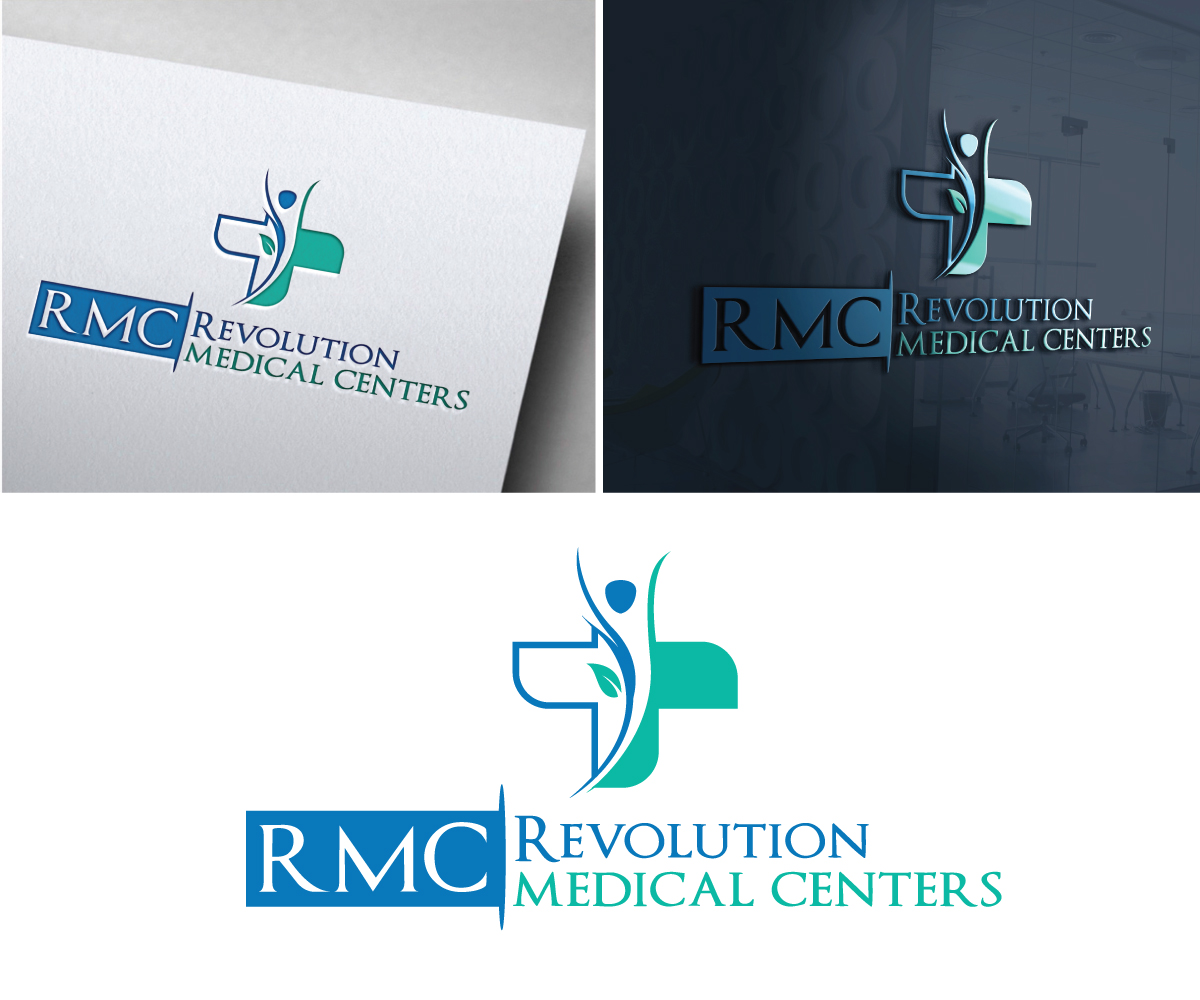 Logo Design by Om Namah Shivay for Revolution Medical Centers | Design #28575526