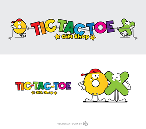 TIC-TAC-TOE (Tag line: Gift Shop) | Logo-Design von ally designs