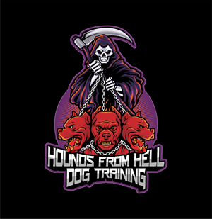 Hounds From Hell Dog Training. | Diseño de Logo por Artdeka