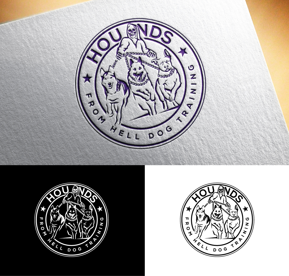Logo Design by Logo Stock for Hounds from Hell | Design #28570033