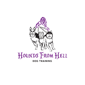 Hounds From Hell Dog Training. | Diseño de Logo por Samantha Ward Design