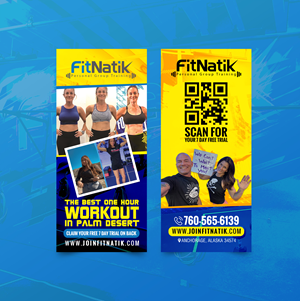 LOUD Fitness Facility needs a LOUD - Rack Card -  created | Diseño de Flyer por chandrayaan.creative