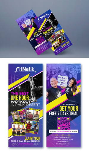 LOUD Fitness Facility needs a LOUD - Rack Card -  created | Diseño de Flyer por ZeneFashions