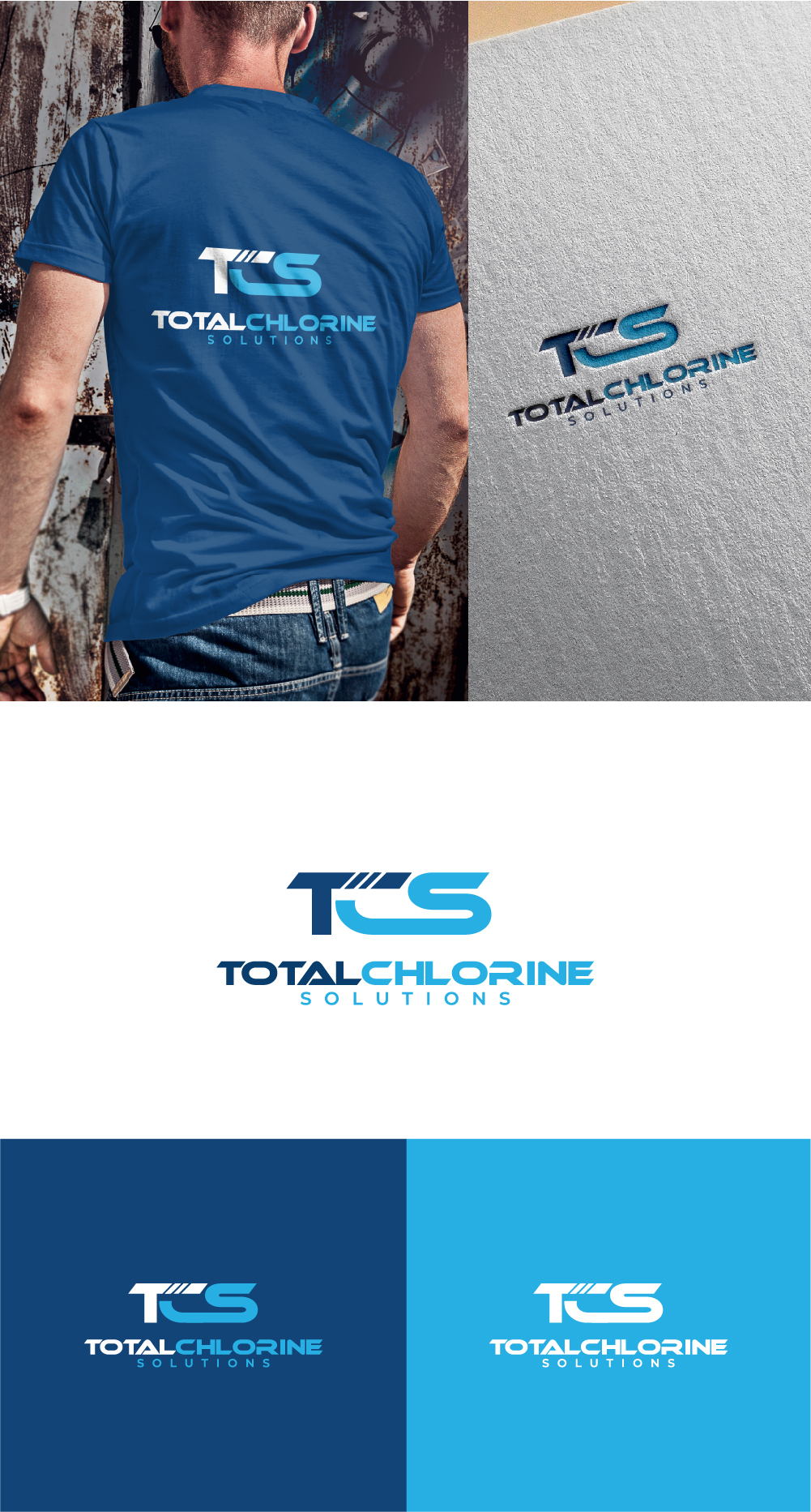 Logo Design by AlphabetZero.co.uk for Total Chlorine Solutions  | Design #28584539