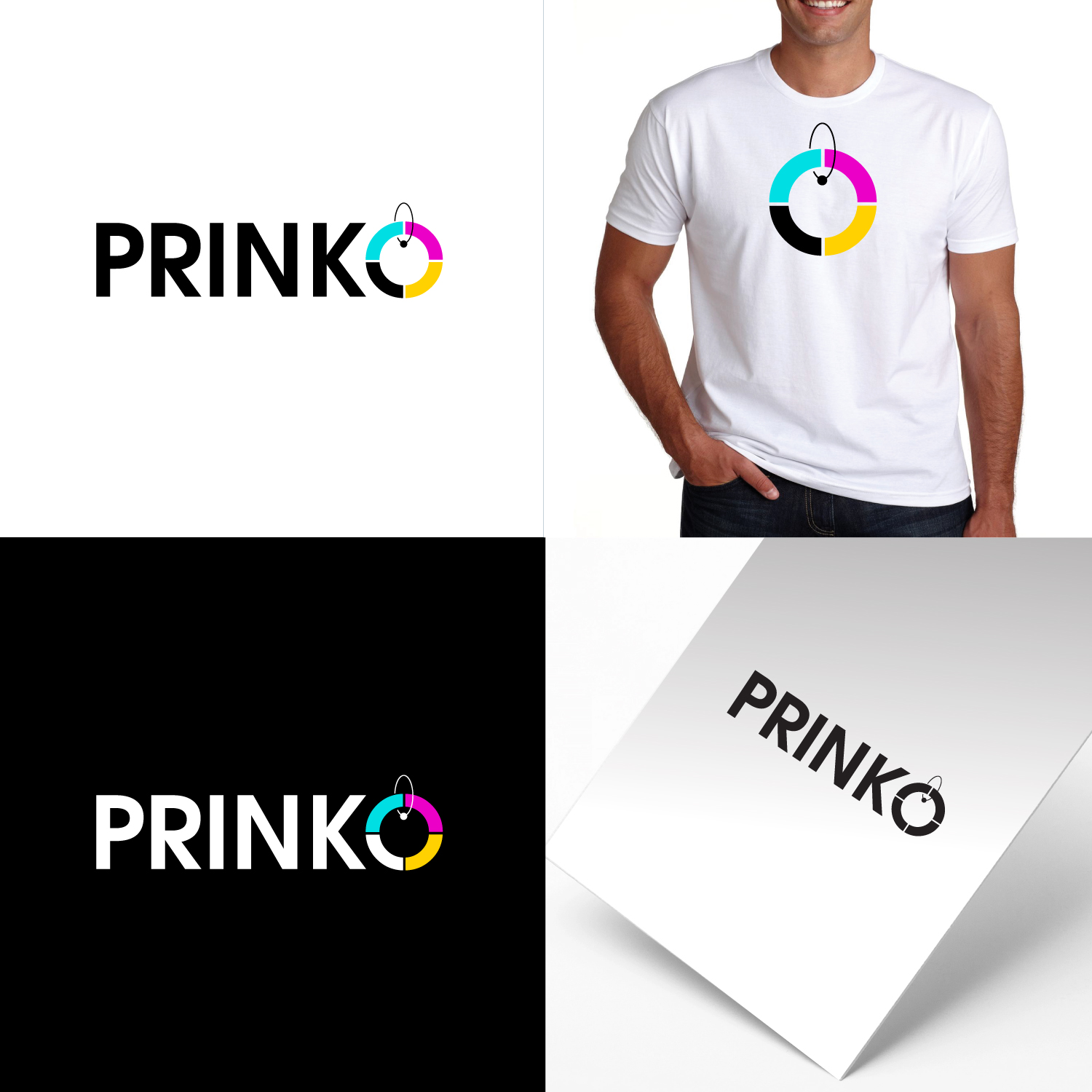 Logo Design by webeezine for PRINKO IMAGE CO USA INC | Design #28575377