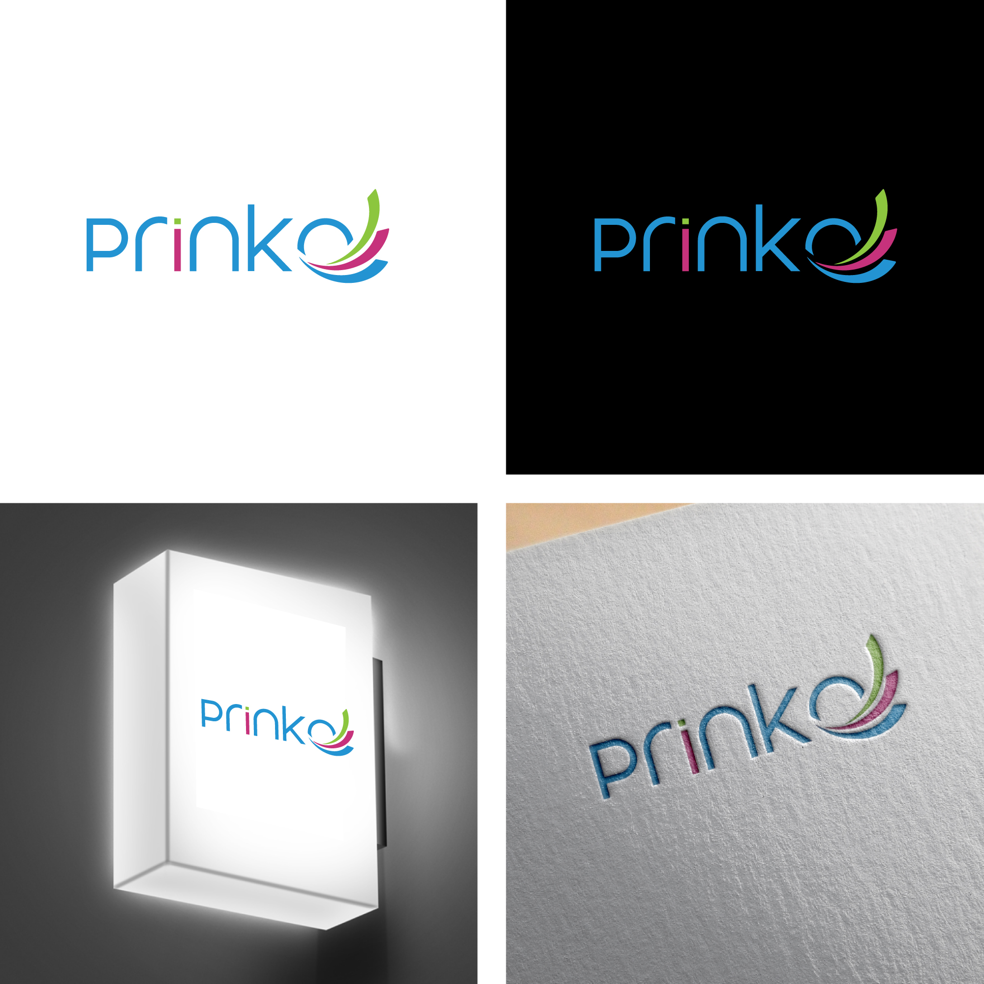Logo Design by webeezine for PRINKO IMAGE CO USA INC | Design #28575417