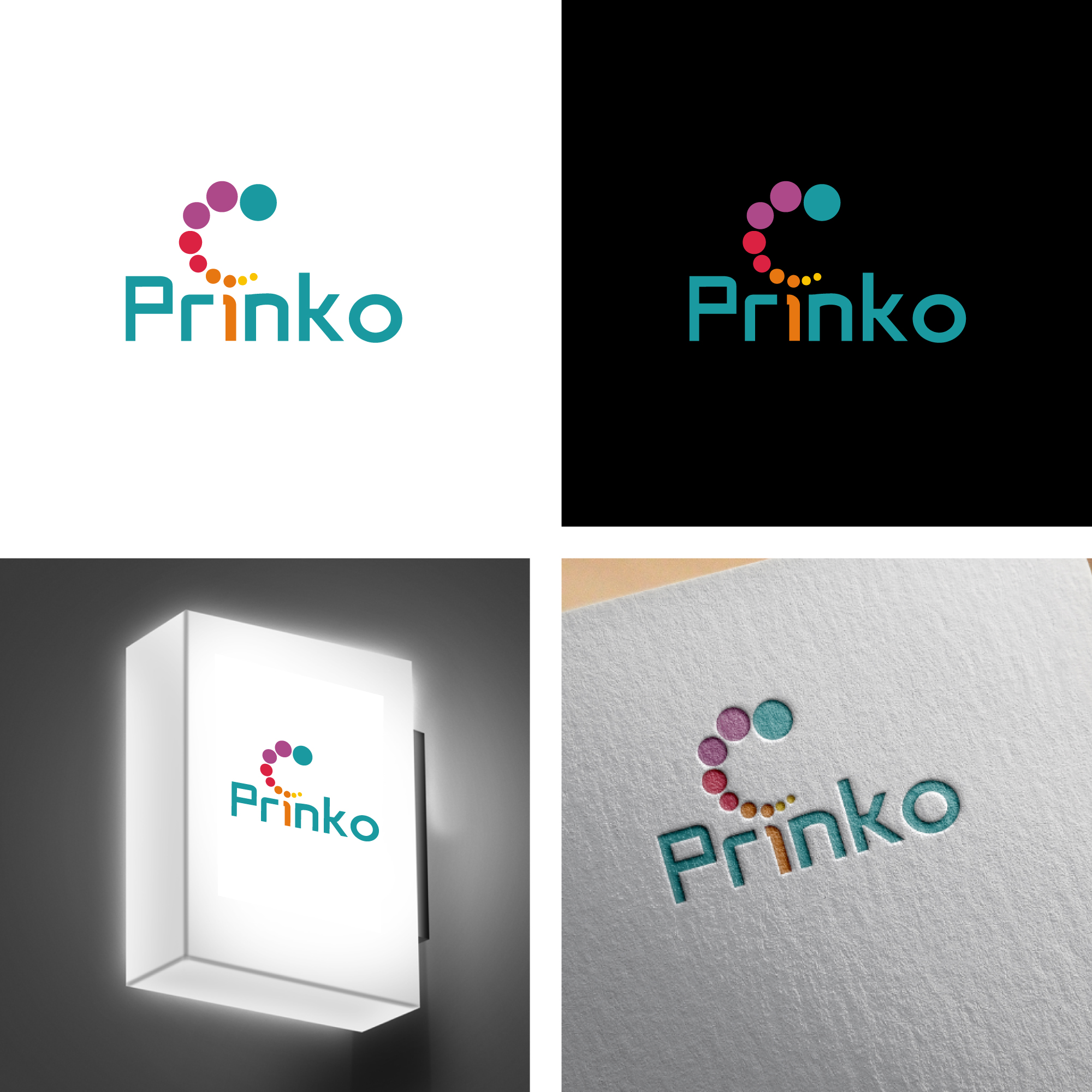 Logo Design by webeezine for PRINKO IMAGE CO USA INC | Design #28575420