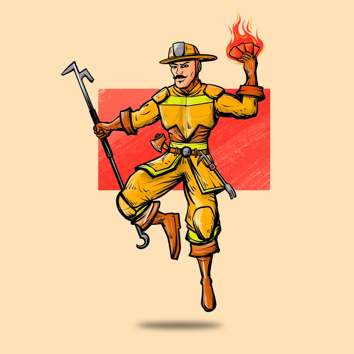 Illustration Design by Falih A for Box Alarm Trading | Design #28630324