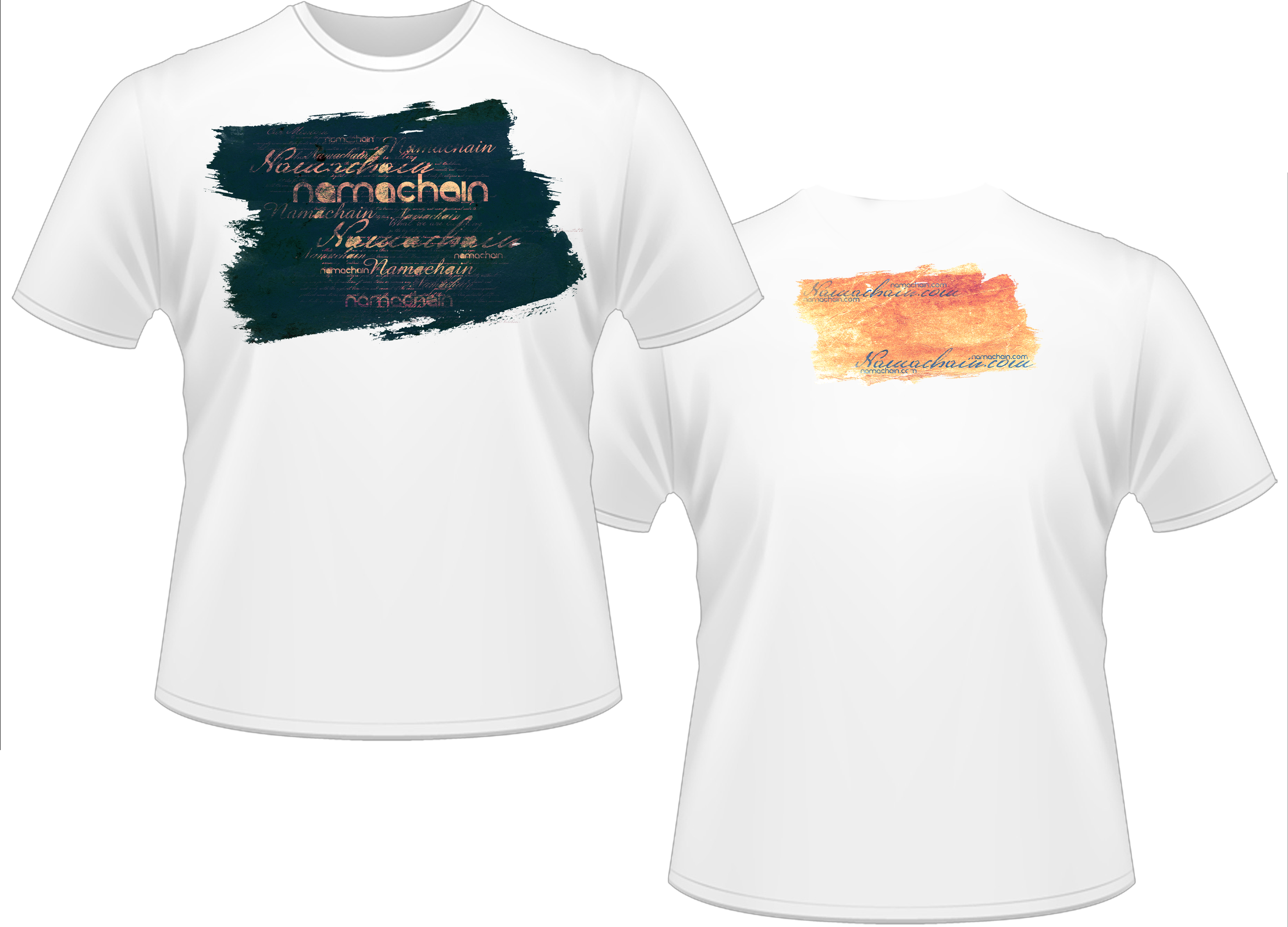 T-shirt Design by Nordic Designer for NamaChain  | Design #28596127