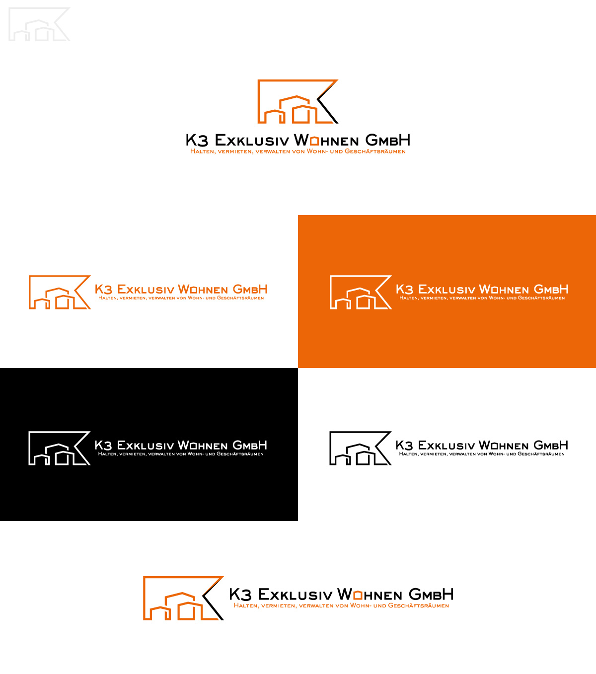 Design de Logo par SpaGGy pour K3 Exklusiv Wohnen GmbH | Design #28609001