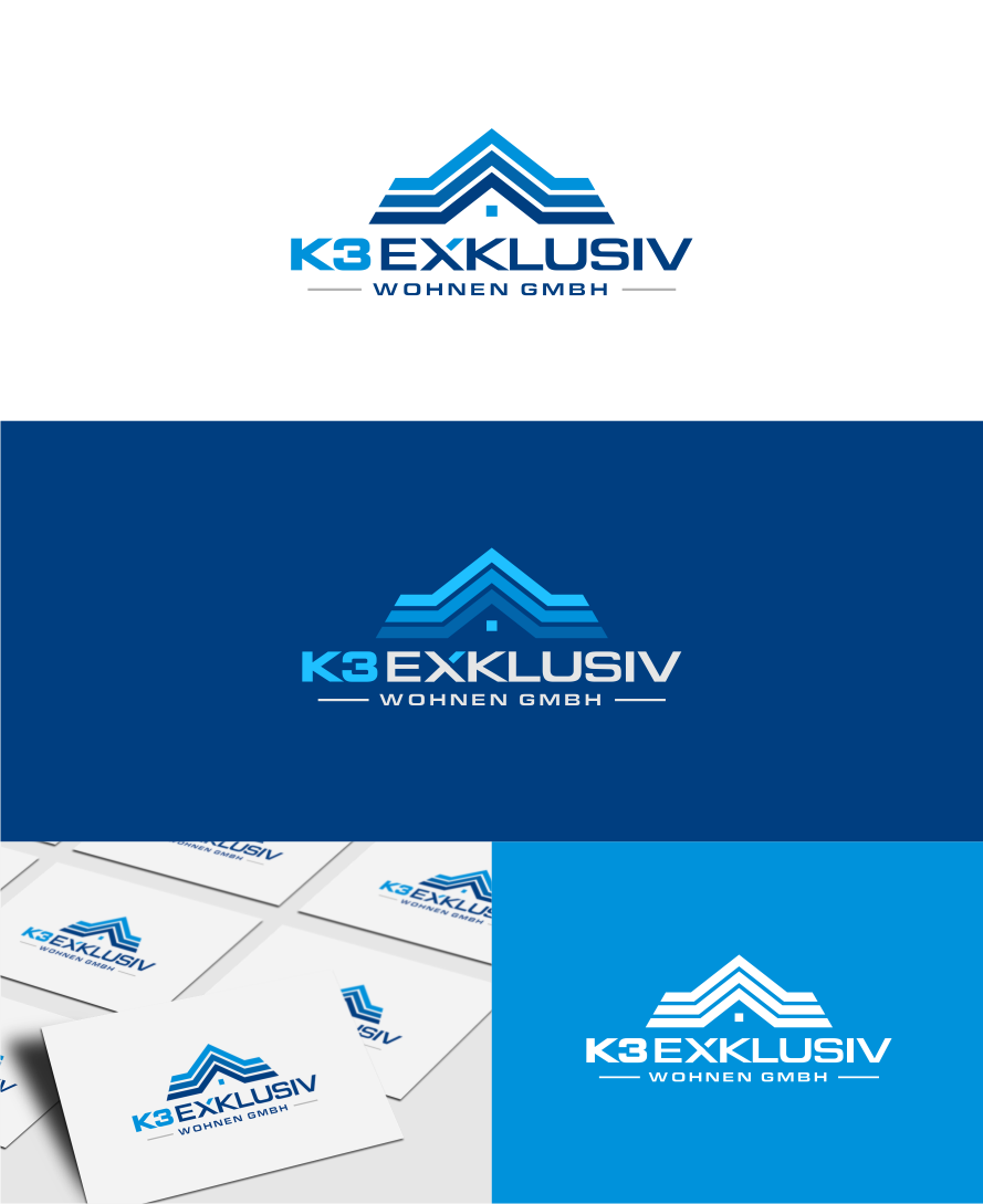 Logo Design by artswolf for K3 Exklusiv Wohnen GmbH | Design #28598654