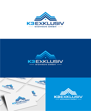 Logo Design by artswolf for K3 Exklusiv Wohnen GmbH | Design: #28598654