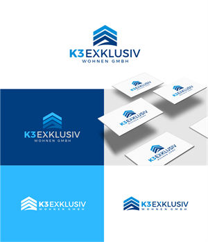Logo Design by artswolf for K3 Exklusiv Wohnen GmbH | Design: #28598656