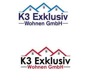 Logo Design by shalvin for K3 Exklusiv Wohnen GmbH | Design #28610426