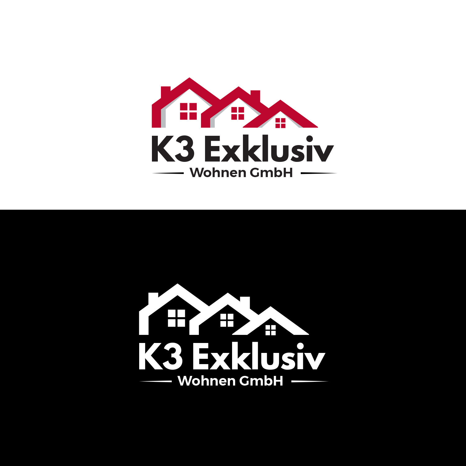 Logo Design by Finley Johnson for K3 Exklusiv Wohnen GmbH | Design #28611025