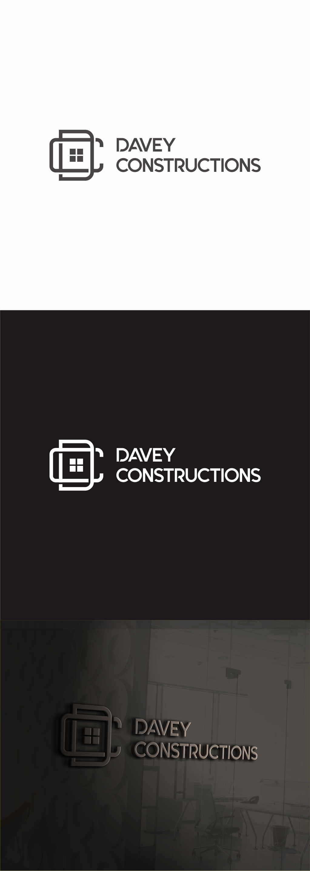 Logo Design by MASH Std for KASH CONSTRUCTIONS | Design #28578050
