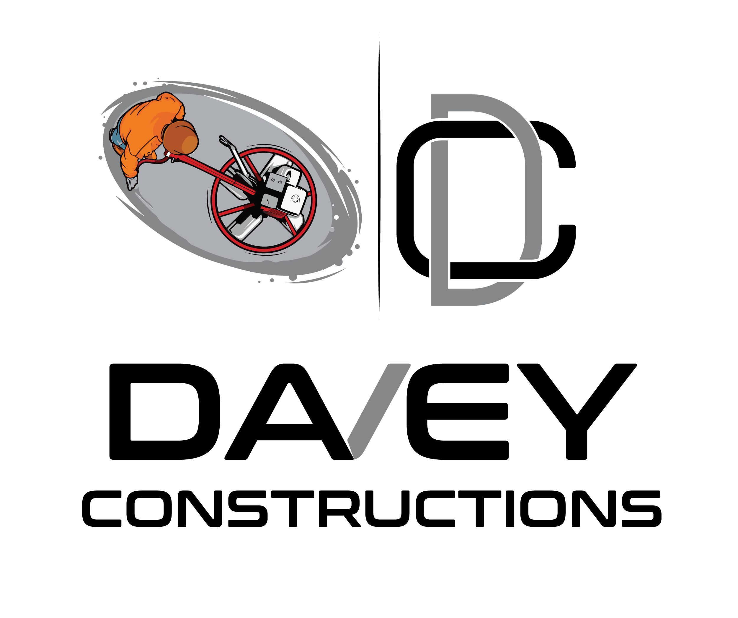 Logo Design by YERR® for KASH CONSTRUCTIONS | Design #28577875