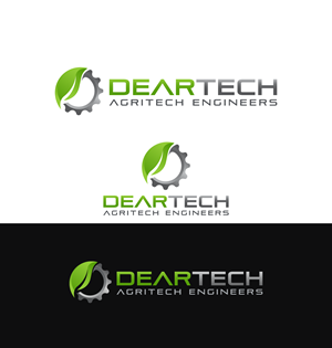 'Deartech' as the main company name and 'Agritech Engineers' as a tag line. | Logo Design by anico