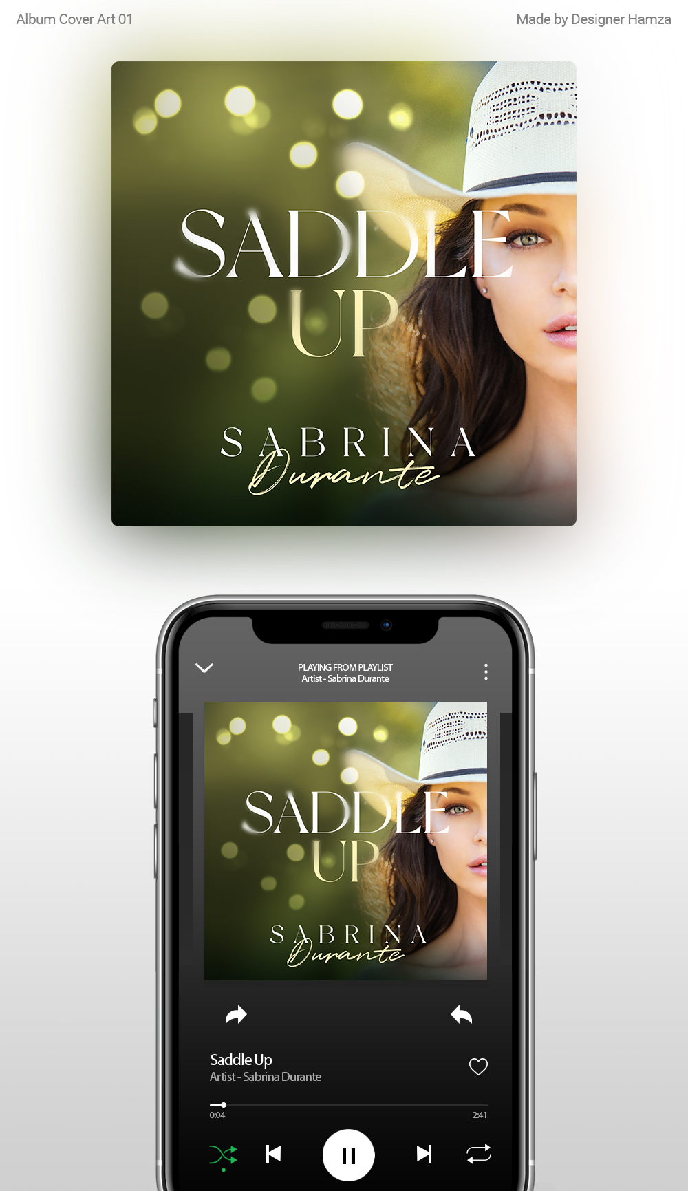 CD Cover Design by Designer Hamza for Sabrina Durante | Design #28580974