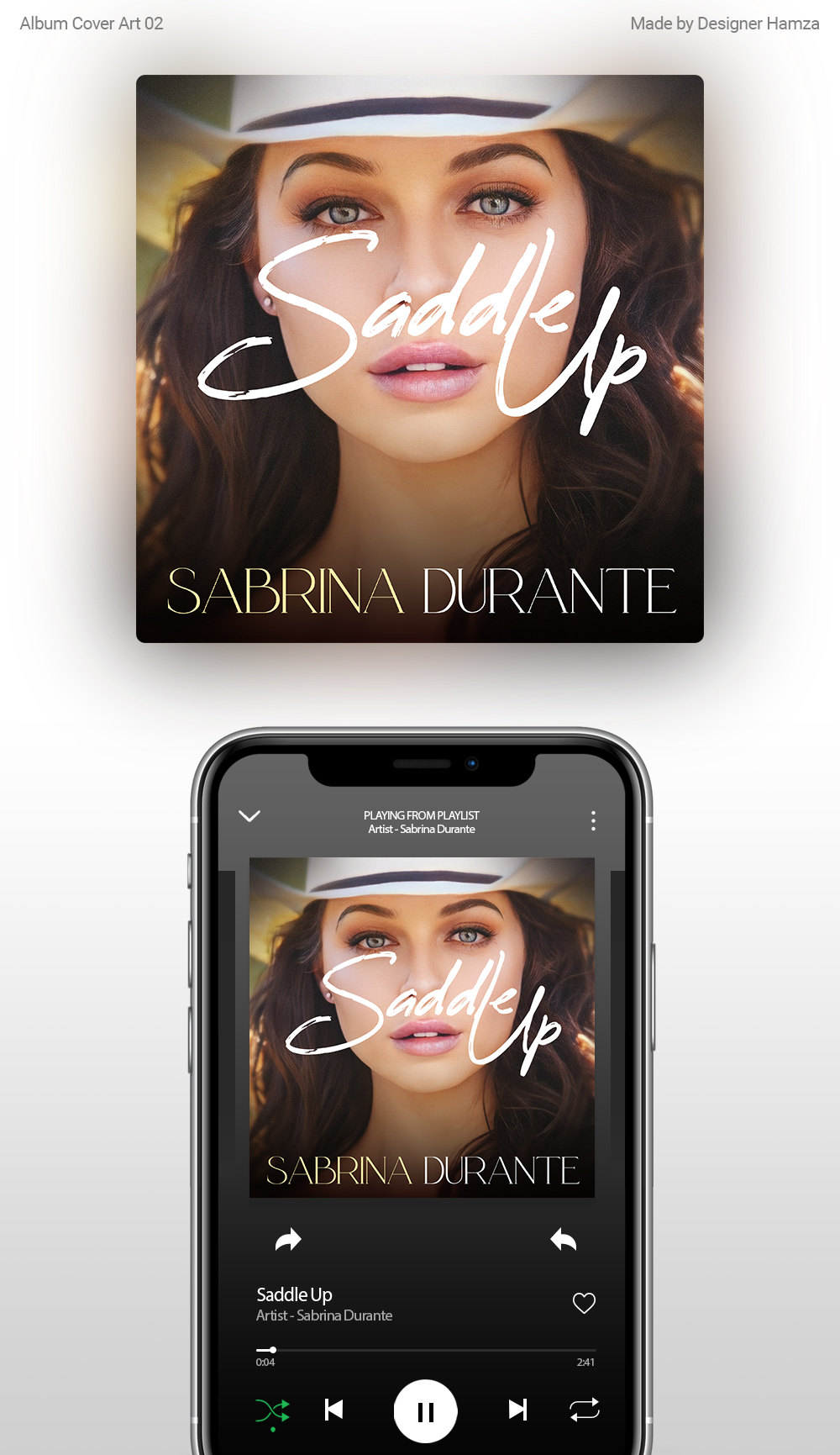 CD Cover Design by Designer Hamza for Sabrina Durante | Design #28581129