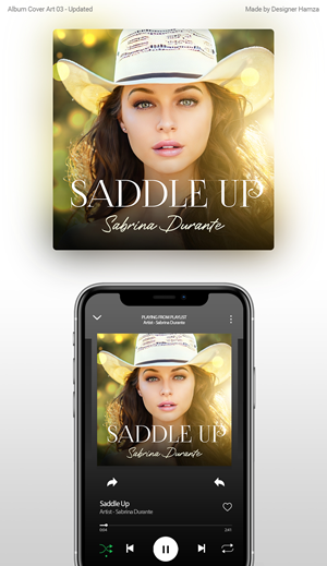 CD Cover Design by Designer Hamza for Sabrina Durante | Design: #28583954