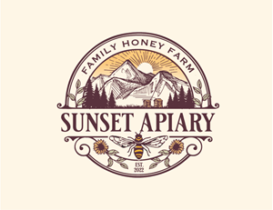 Sunset Apiary | Logo Design by meandyou