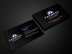 Business Card Design by Creations Box 2015 for Farmers Insurance - The Bertolino Agency  | Design #28580139