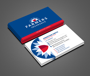 Visitenkarten-Design von Creations Box 2015 für Farmers Insurance - The Bertolino Agency  | Design: #28586772