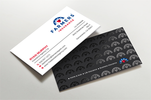 Visitenkarten-Design von LAXMI DESIGNHUB für Farmers Insurance - The Bertolino Agency  | Design: #28577575