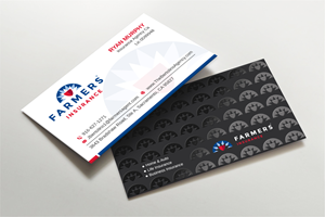 Visitenkarten-Design von LAXMI DESIGNHUB für Farmers Insurance - The Bertolino Agency  | Design: #28577588