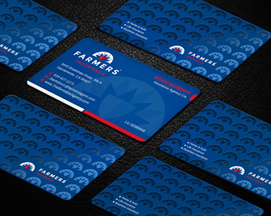 Visitenkarten-Design von LAXMI DESIGNHUB für Farmers Insurance - The Bertolino Agency  | Design: #28583967