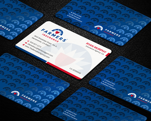 Visitenkarten-Design von LAXMI DESIGNHUB für Farmers Insurance - The Bertolino Agency  | Design: #28583973