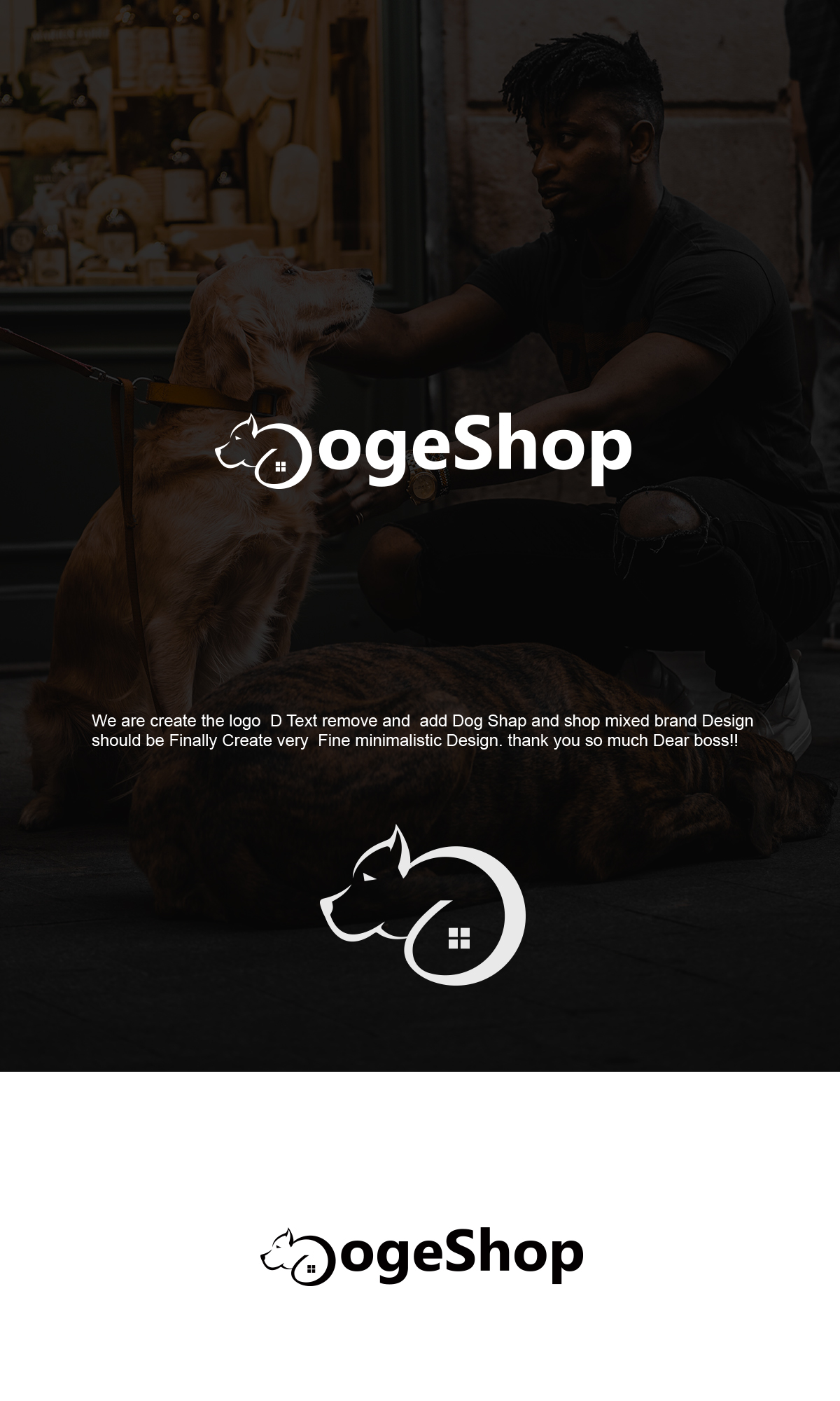 Logo Design by creative2lab 2 for DogeShop | Design #28582461