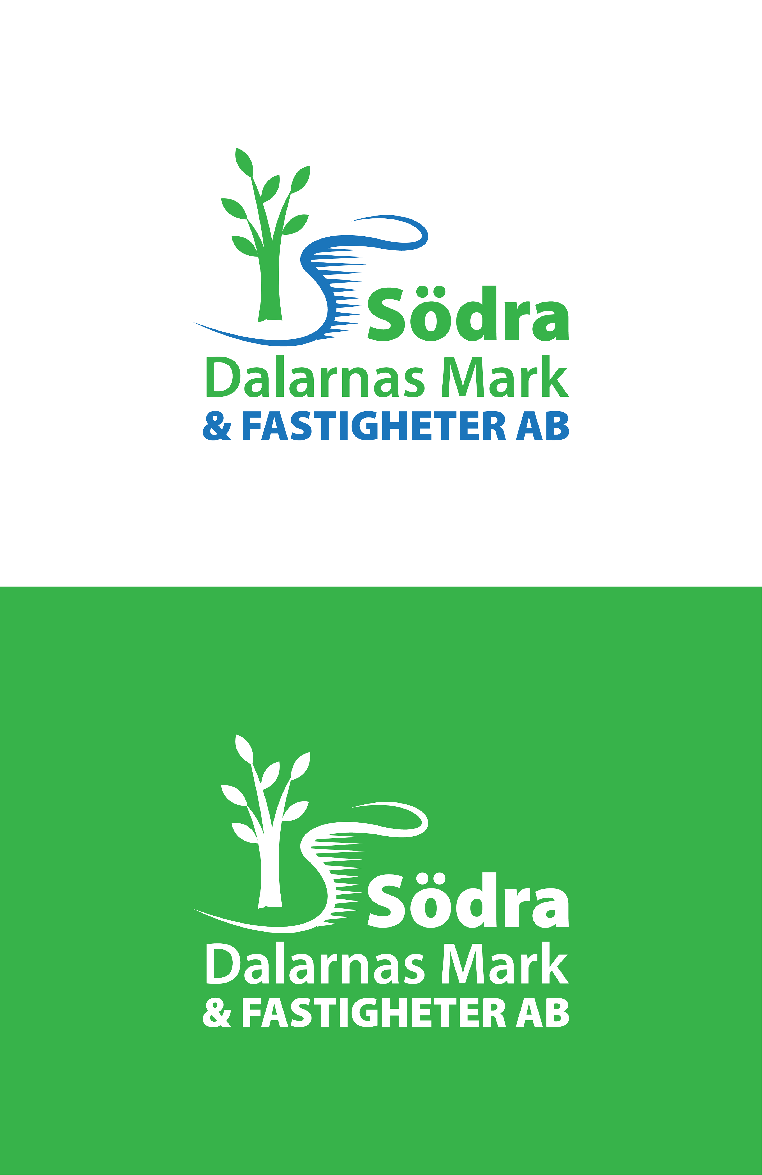 Logo-Design von Kira Graphics für Södra Dalarnas Mark & Fastigheter AB | Design #28616823