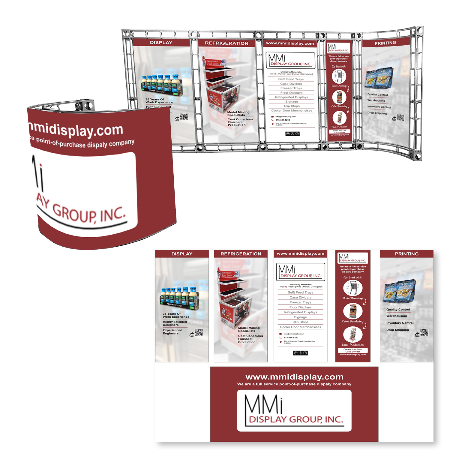 Trade Show Booth Design by DG+ for MMI DISPLAY GROUP, INC. | Design #28604008