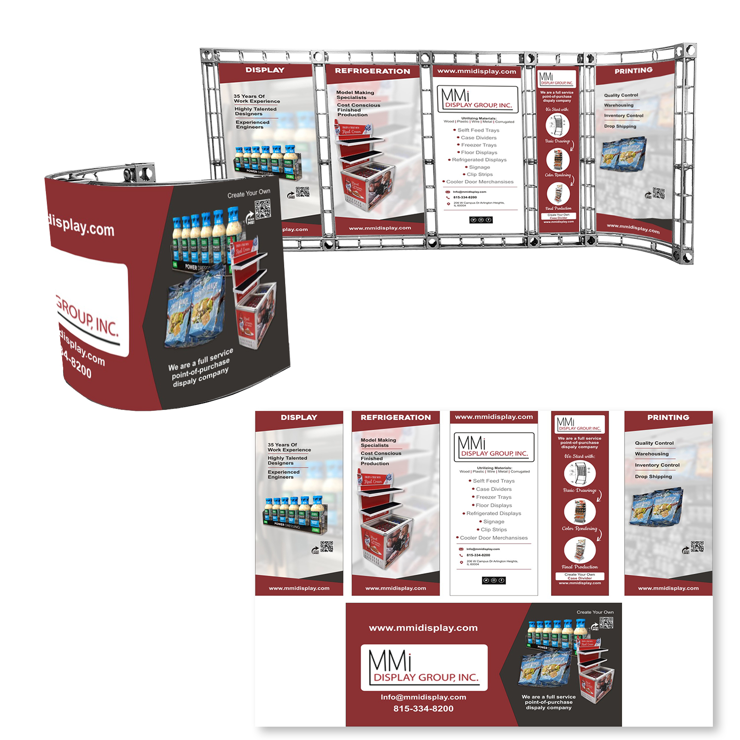 Trade Show Booth Design by DG+ for MMI DISPLAY GROUP, INC. | Design #28624279