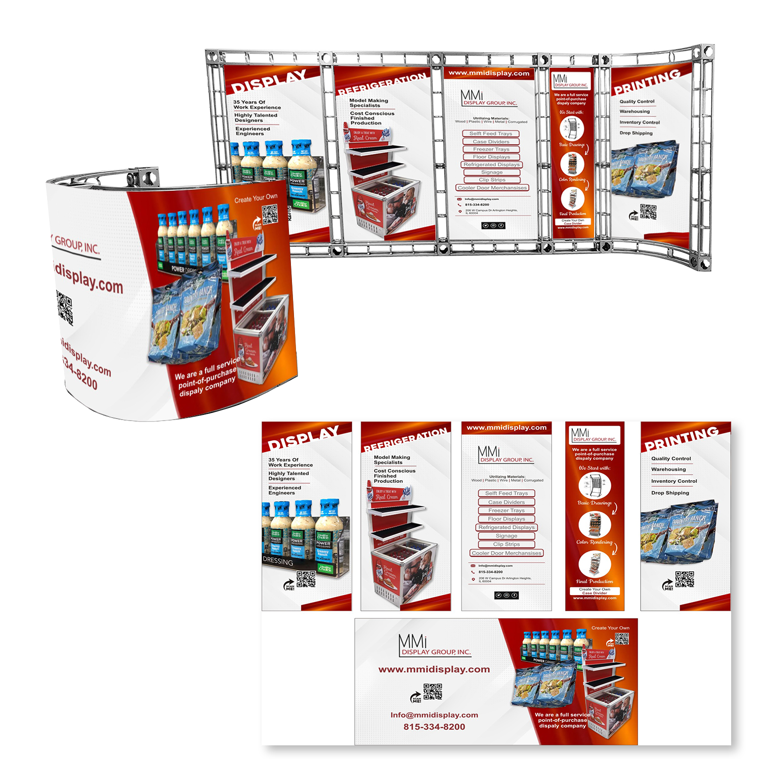 Trade Show Booth Design by DG+ for MMI DISPLAY GROUP, INC. | Design #28660437