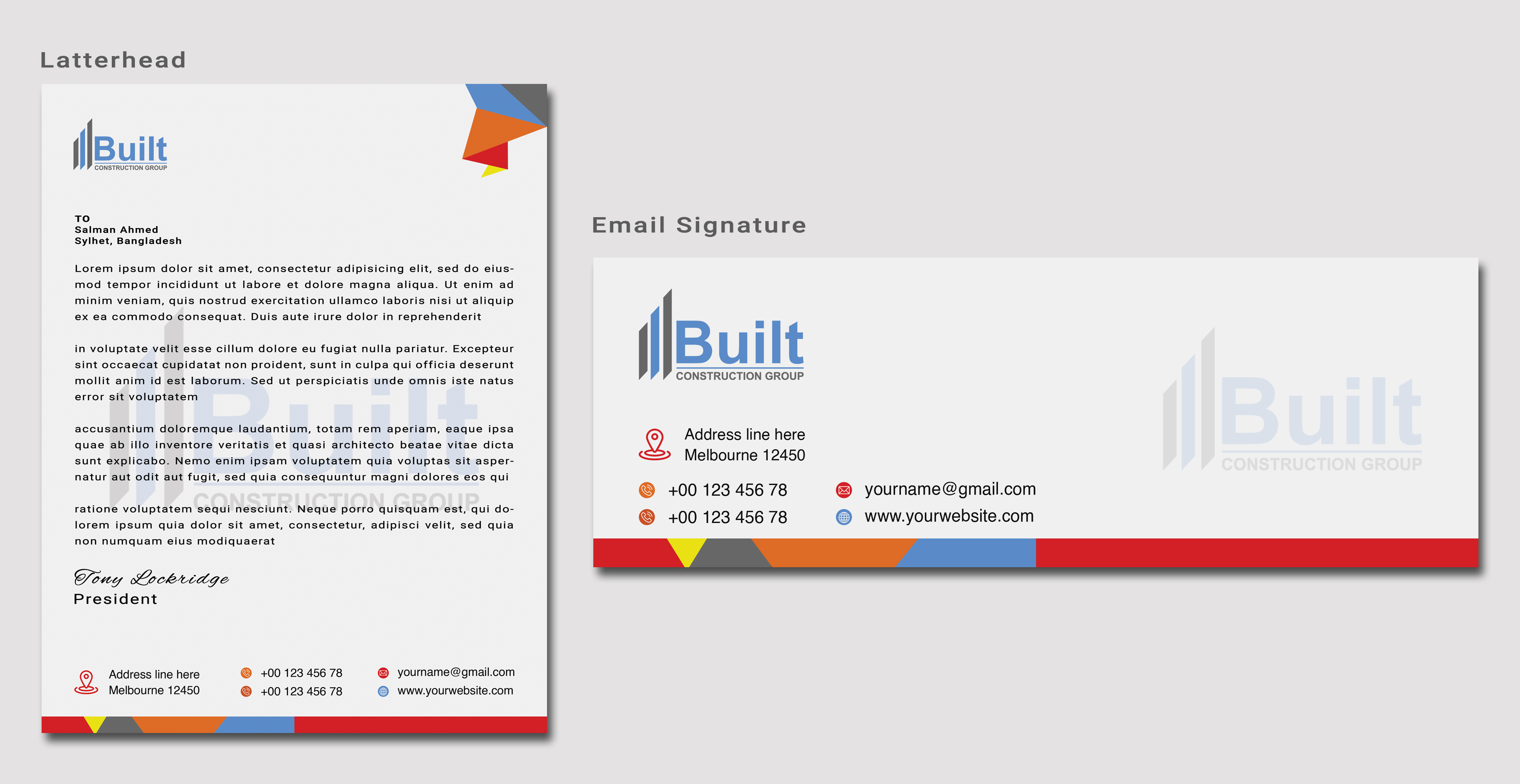 Stationery Design by salman2540 for this project | Design #28602114