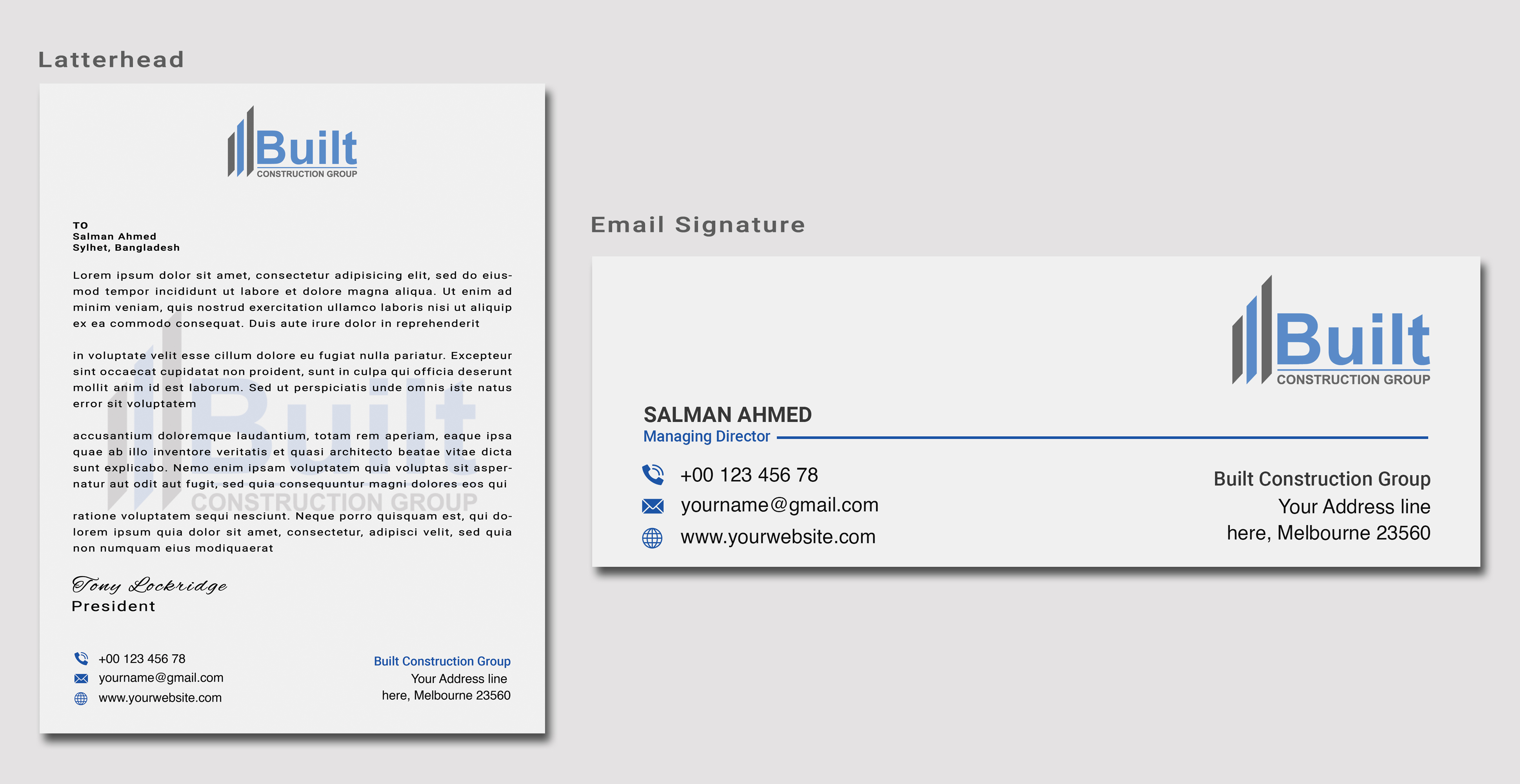 Stationery Design by salman2540 for this project | Design #28602150