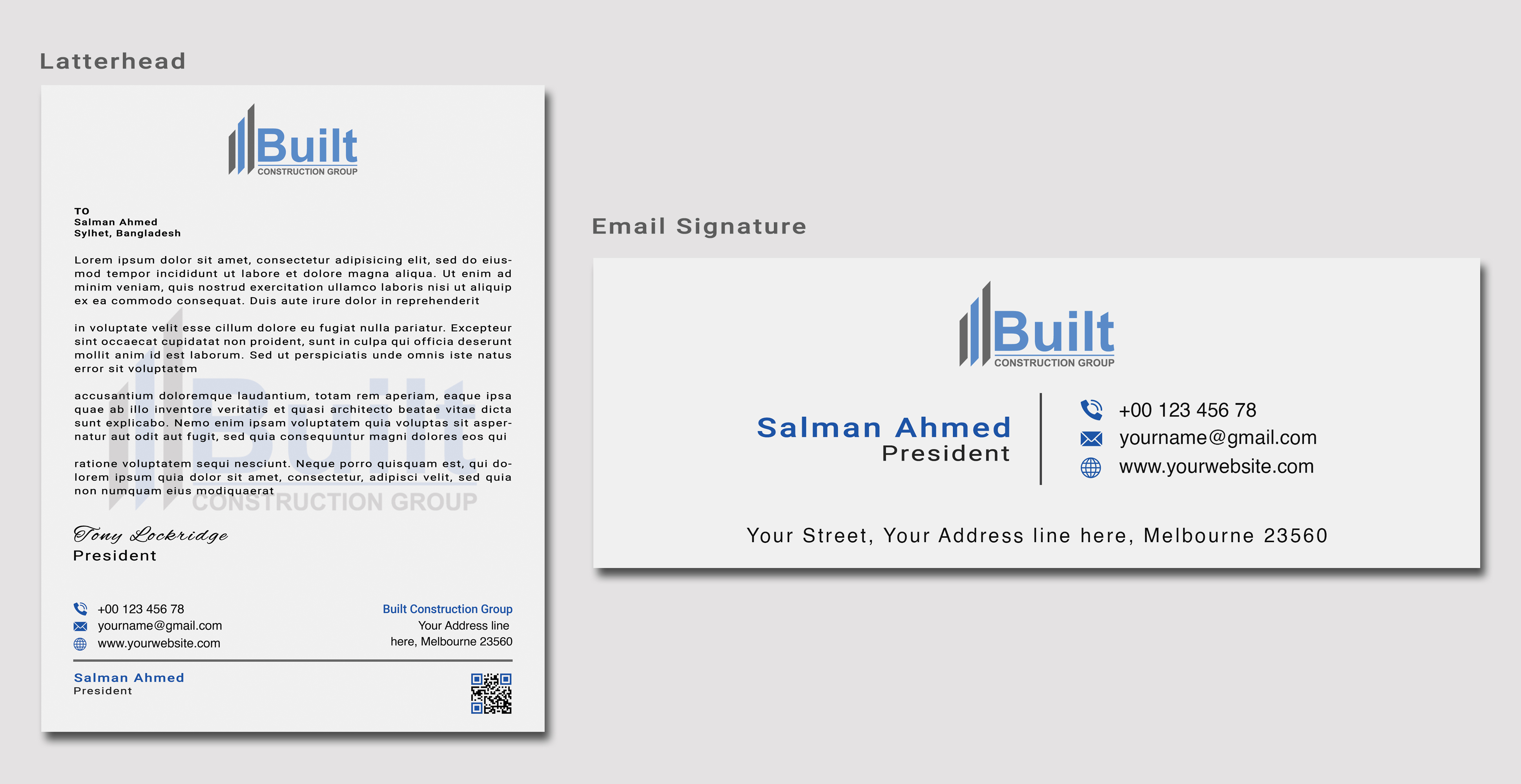 Stationery Design by salman2540 for this project | Design #28602168